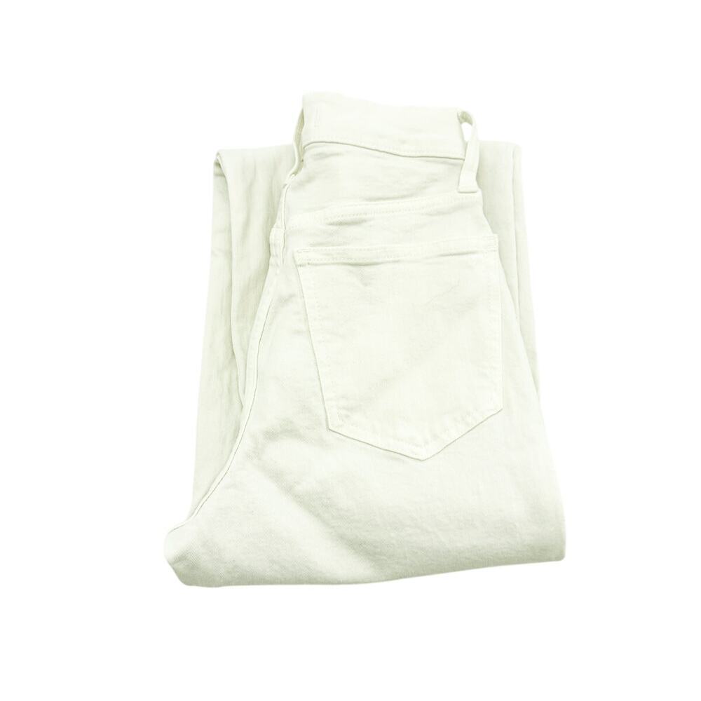 Madewell The Perfect Vintage Wide-Leg Crop Jean White Size 23